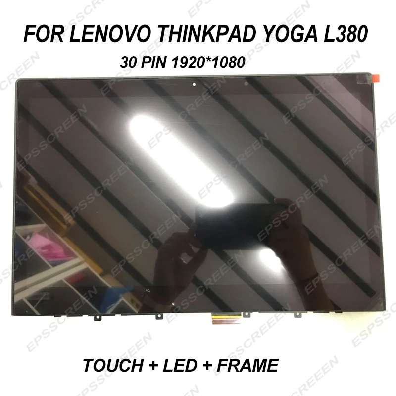 

13.3 screen replace for Lenovo Thinkpad L380 Yoga 20M7 touch digitizer glass + LED LCD Panel assembly display full hd 30 pin