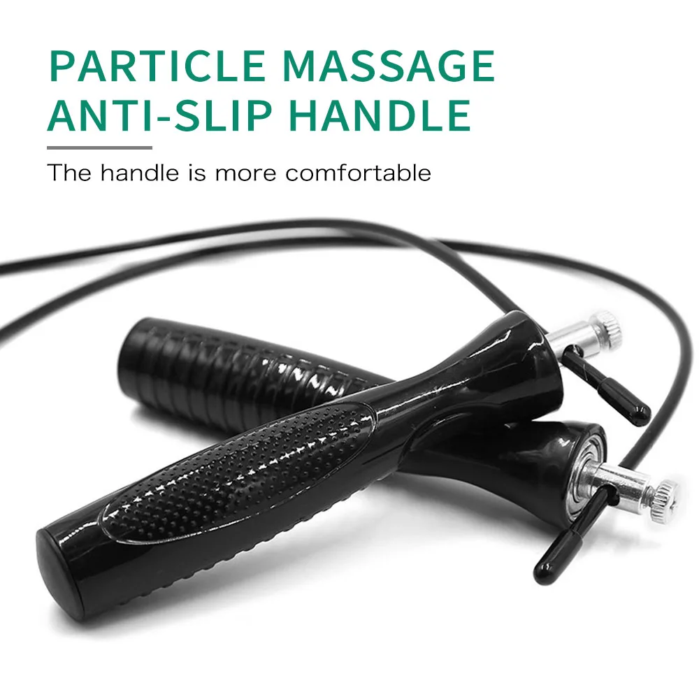 Скоростная Скакалка для прыжков регулируемые шарикоподшипники Pro