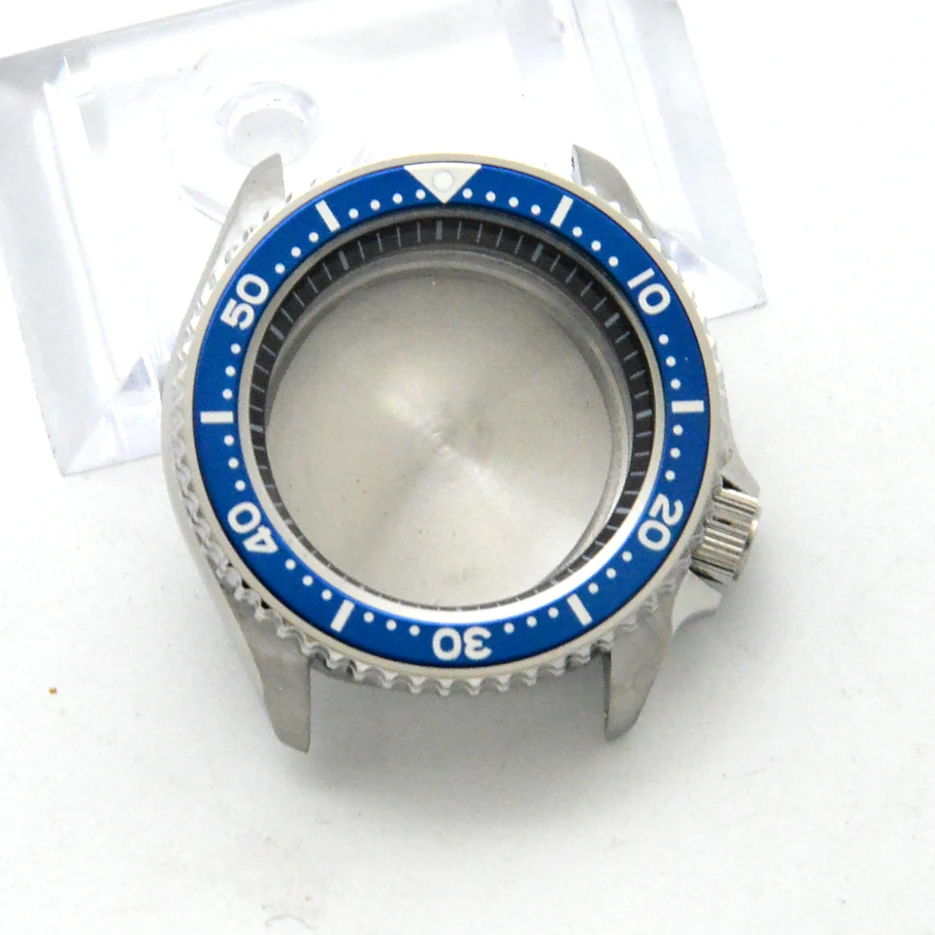 

For Seiko NH35/NH36/4R/6R Movement Watch Case Suitable for Water Ghost Diver 42mm 316L Steel Watch Modified Accessories Shell