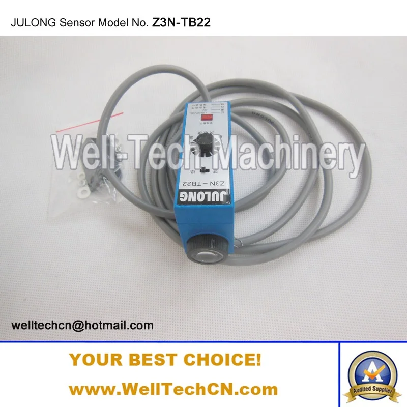 

JULONG Z3N-TB22 Photoelectric Sensor Plastic Machines Packaging Machine Color Code Tracking Photocell Sensor