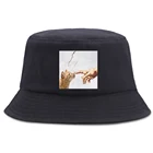 Панама от солнца для мужчин и женщин, Модная складная шляпа с индивидуальным принтом кота и силы, в стиле кэжуал, с защитой от солнца, для рыбалки