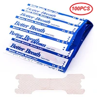 100pcsset new professional breathe nasal strips relieve nasal congestion paper to dilate nostrils snoring strips health care