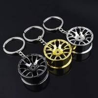 car modified wheel keychain turbocharged waist key ring chain ring pendant creative gift for women men