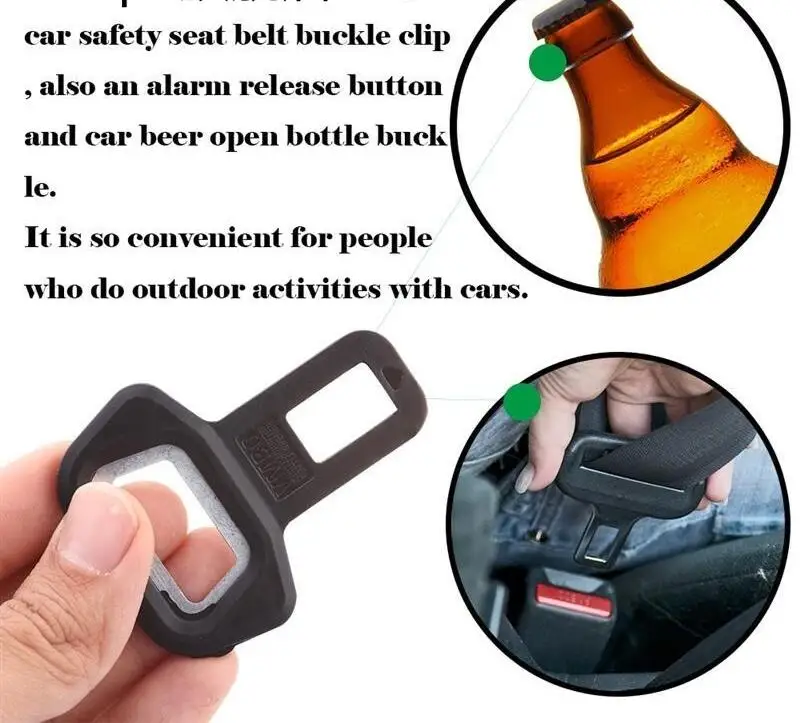 

Car Safety Seat Belt Buckle Clip Car Bottle Opener for Jaguar XF XJ XJS XK S-TYPE