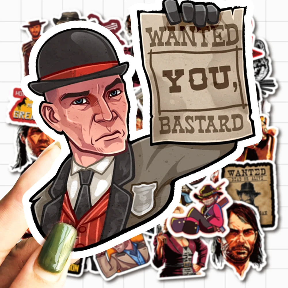 Juego de aventura RDR2 para ni&ntilde;os, adolescentes, equipaje, port&aacute;til, bicicleta, monopat&iacute;n, suministros, 50 Uds.-5