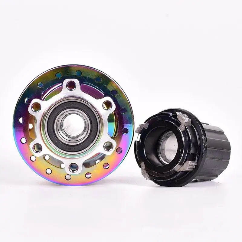 Горный велосипедный втулки X-Cobra Втулка велосипеда радужная 144 клика втулки 4 NBK подшипника кубики 32 отверстия когти 8 9 10 11 скоростей XD on.