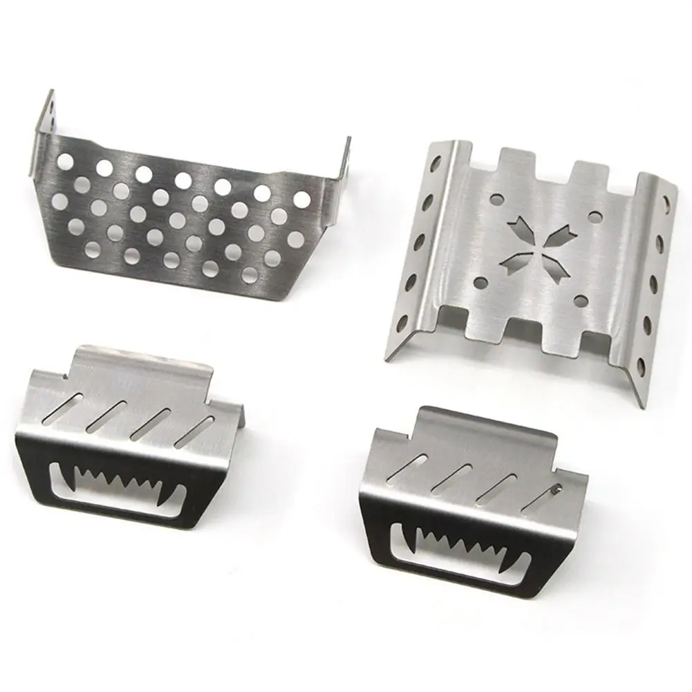

1 Set Automobile Axle Protector Skid Plate For 1/8 1/10 RC Crawler Car Protective Cover Spare Parts
