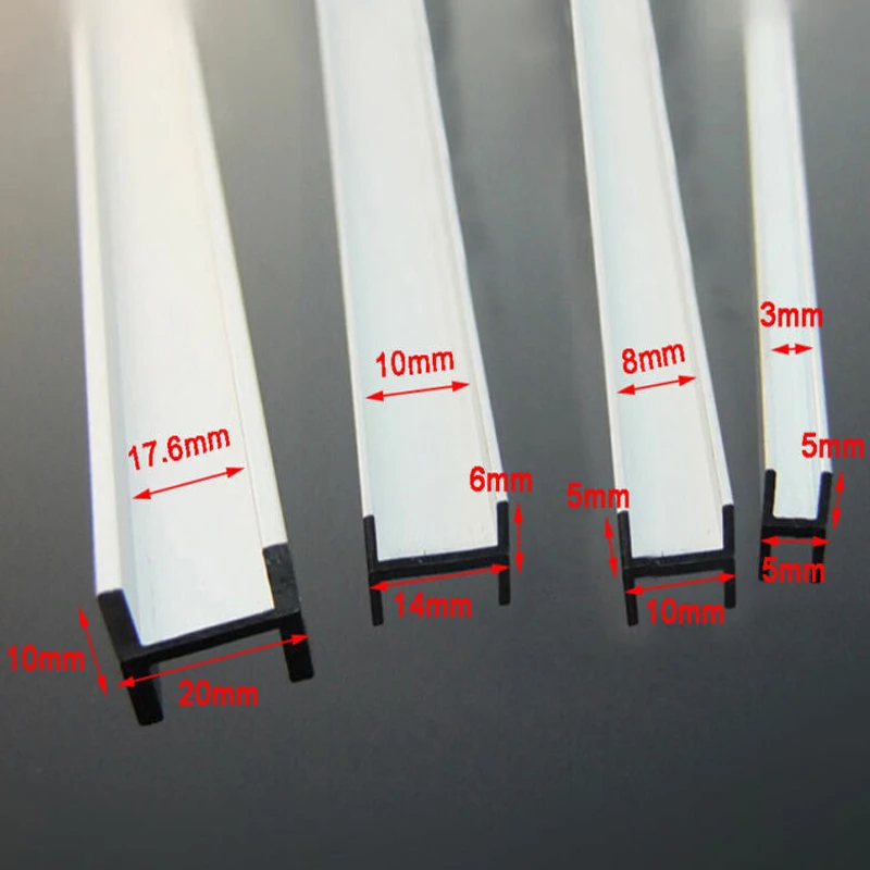 

1pcs Aluminium U Profile Channel DIY RC Car Model Robot Bracket Chose Size