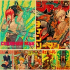 Постеры на стену в стиле ретро с принтом бензопилы из крафт-бумаги