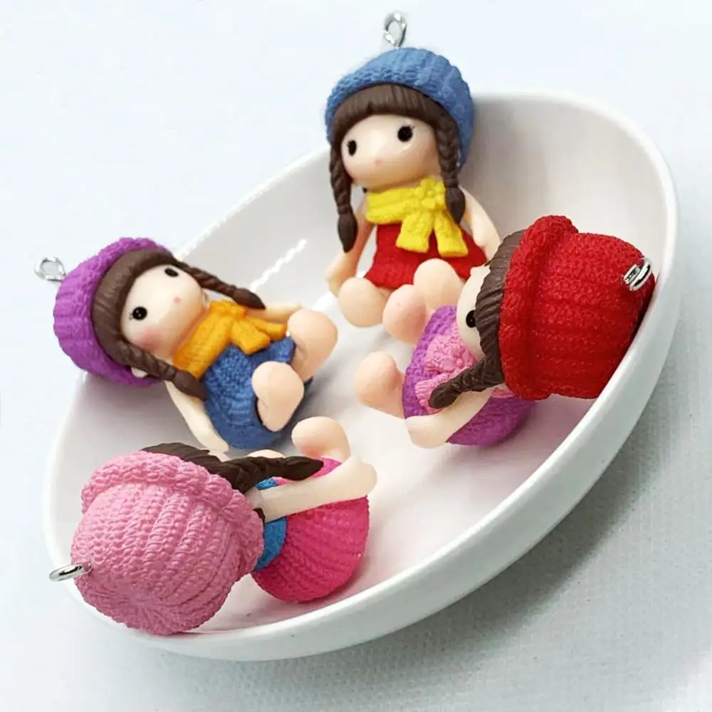 1 шт. Kawaii 3D резиновая имитация мультфильм кукла Подвески для DIY Microlandschaft украшения аниме брелок аксессуары LL134