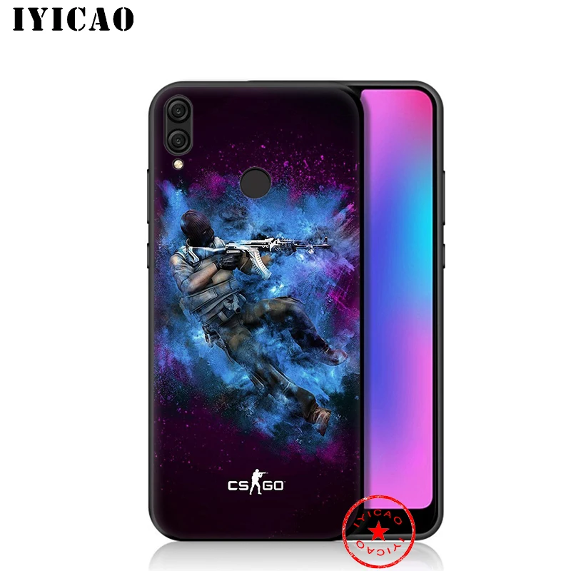Мягкий чехол IYICAO Counter Strike CS Go для Huawei Honor 20 10 9X 9 8C 8X 8 7X 7C 7A 6A Nova 5i 4 3i 2 2i Lite Pro View Note |