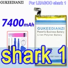Аккумулятор GUKEEDIANZI 7400 мАч для смартфона LEAGOO shark 1, сменные батареи для LEAGOO shark 1 с высокой производительностью