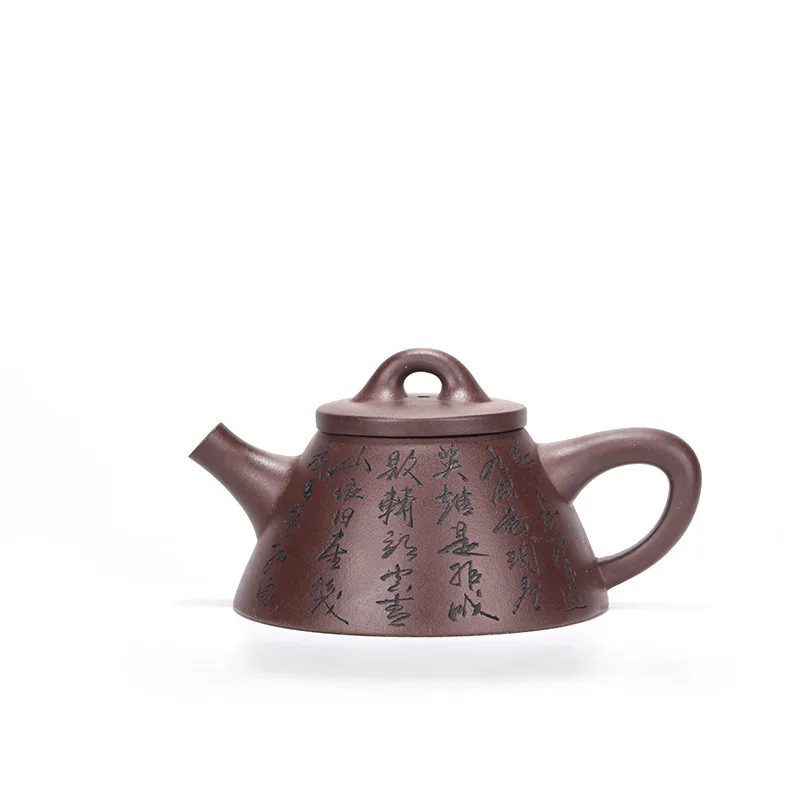 

Pottery Teapot Yixing Raw Ore Purple Ink For Imprinting Of Seals Overlord Stone Drum Teapot Tea Set Customized Mixed Batch