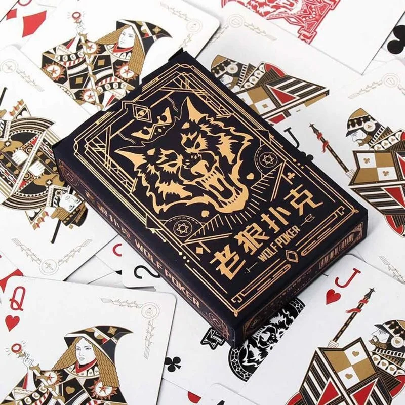 

54pcs/set Paper Werewolves Poker Card Deck Family Party Board Game Playing Cards Beautiful Present Collection Pokers