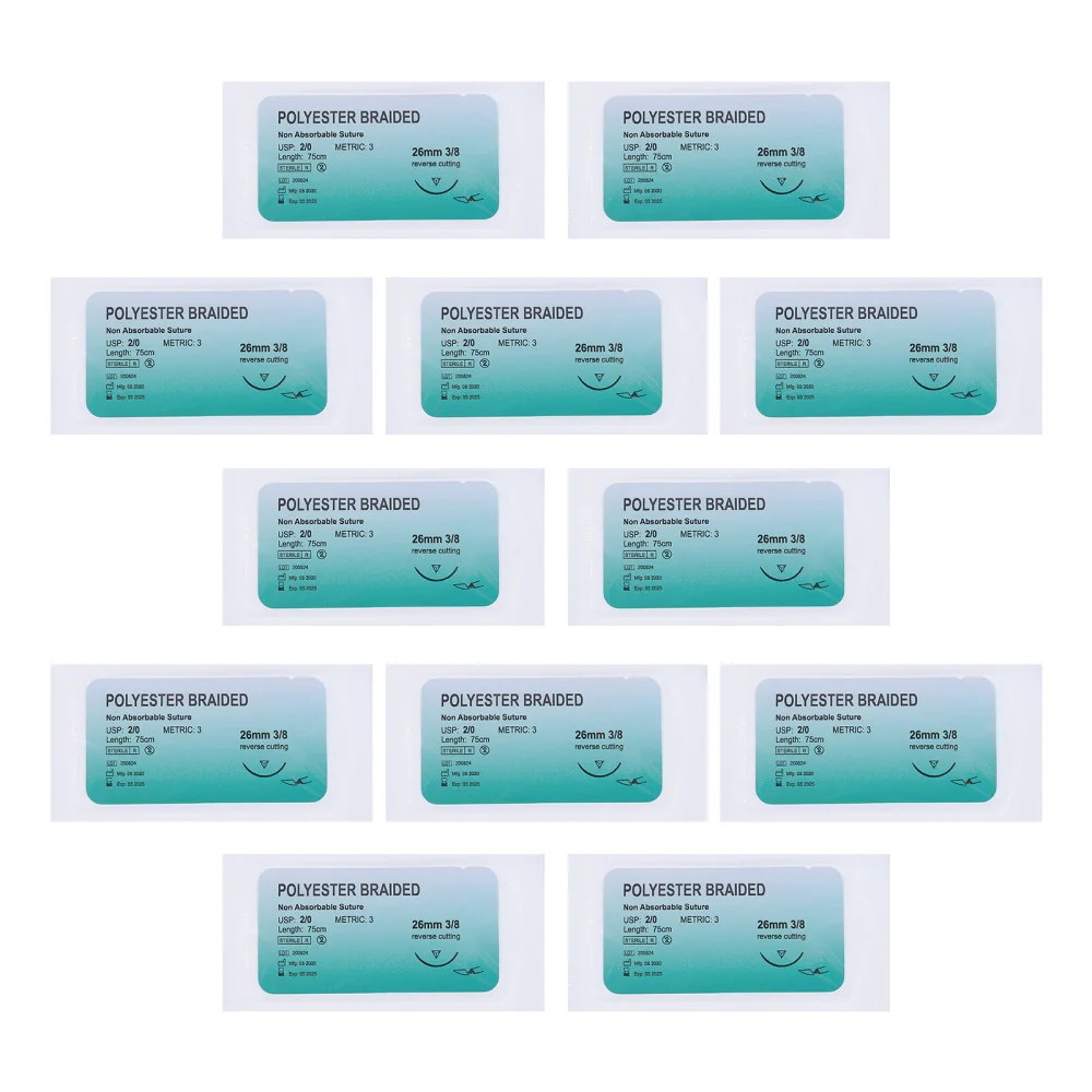 

12 Pcs Thread Needle Suture Training Thread Suture Practice Equipment