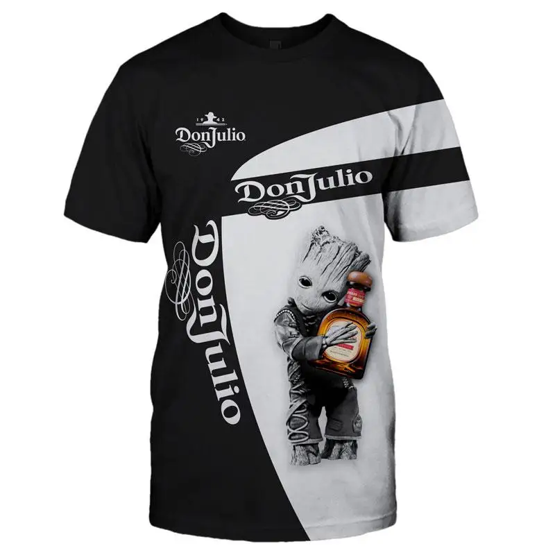 

BULLEIT-2021 Hot summer t shirt man 3D T Shirt Men Women Short Slevee Printed Tees Cool Kids hip hop Tops T-shirt men clothing