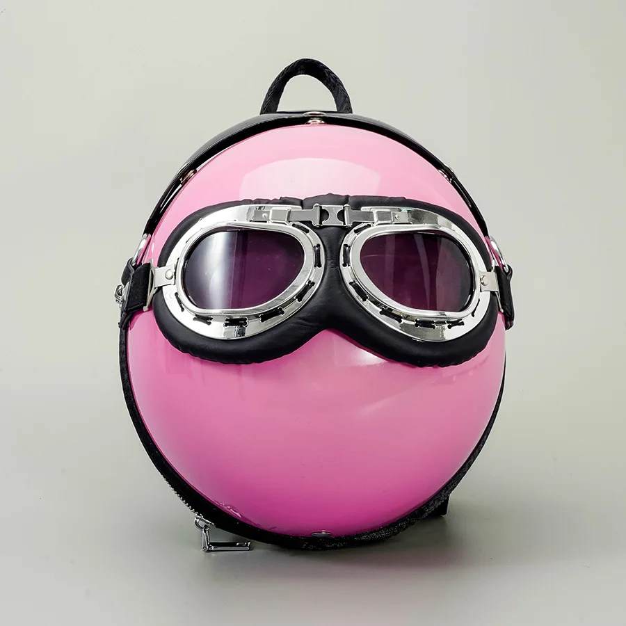 

Brand Design Personality Helmet Backpack Large Capacity Commuter Locomotive Bag Leisure Cute Cycling Female Bags