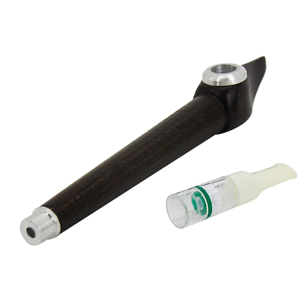 Курно Эбеновое дерево курительная трубка 150 мм фильтр для рта наконечники и