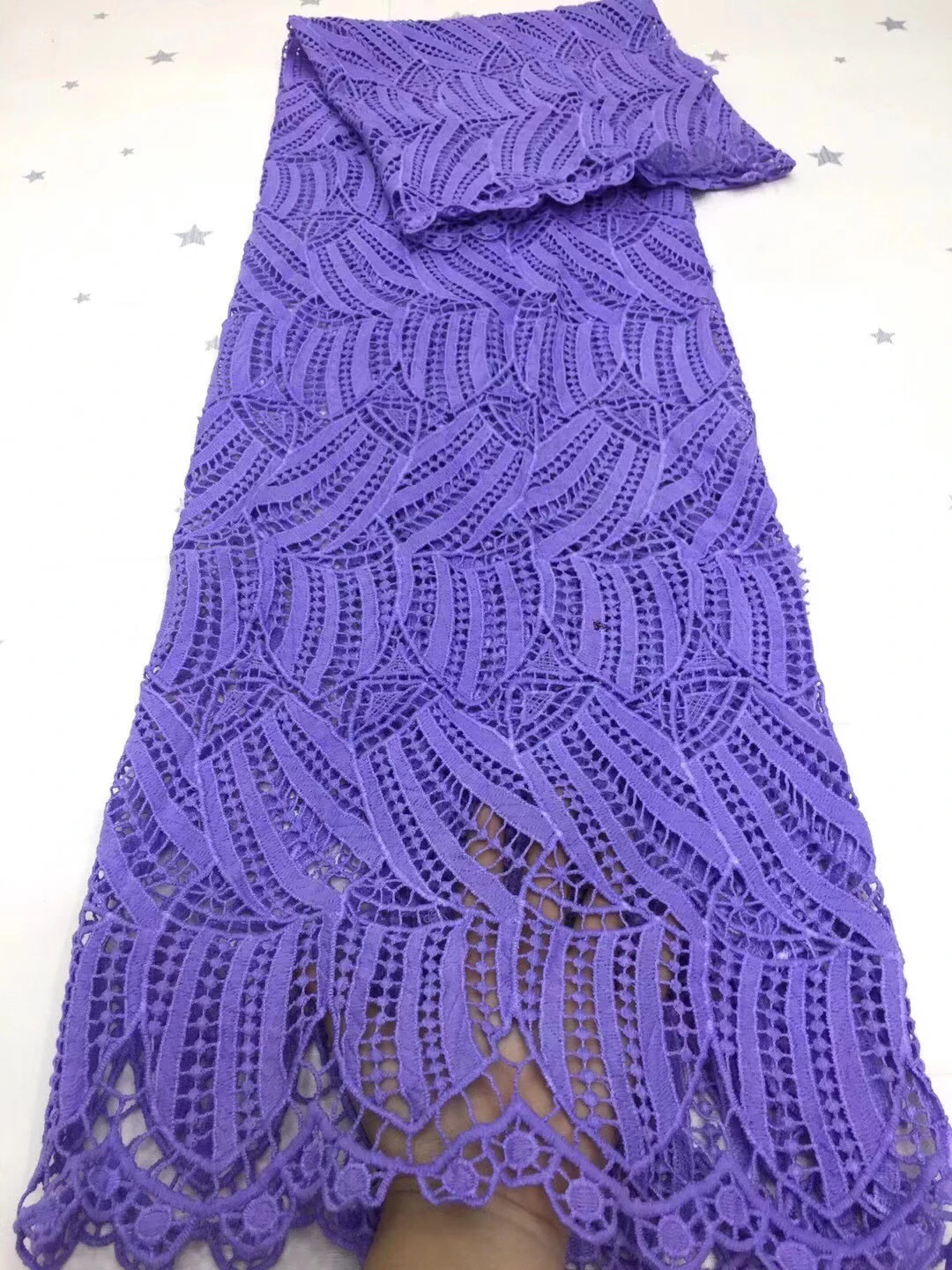 

Purple African Milk silk Lace Fabric 2020 High Quality French Cord Lace Fabric Nigerian Lace Fabric For Wedding Dress KH20162