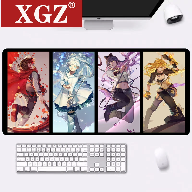 

Xgz Cute Mouse Pad Super Creative Ins Tide Game Computer Keyboard Office Long Table Mat Kawaii 40x90cm Pc Pad for Girl's Bedroom