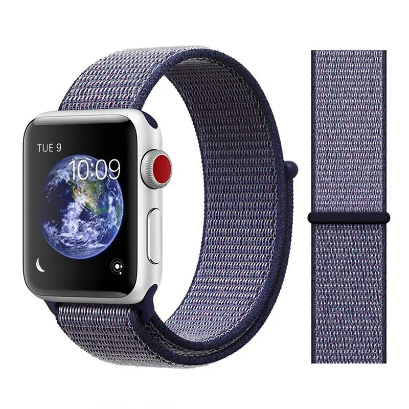 midnight blue Oulucci ремешок из нержавеющей стали для apple watch ремешок 38 мм/40 мм/42 мм/44 мм сменный ремешок для apple watch 5/4/3/2 - Цвет ремешка: midnight blue