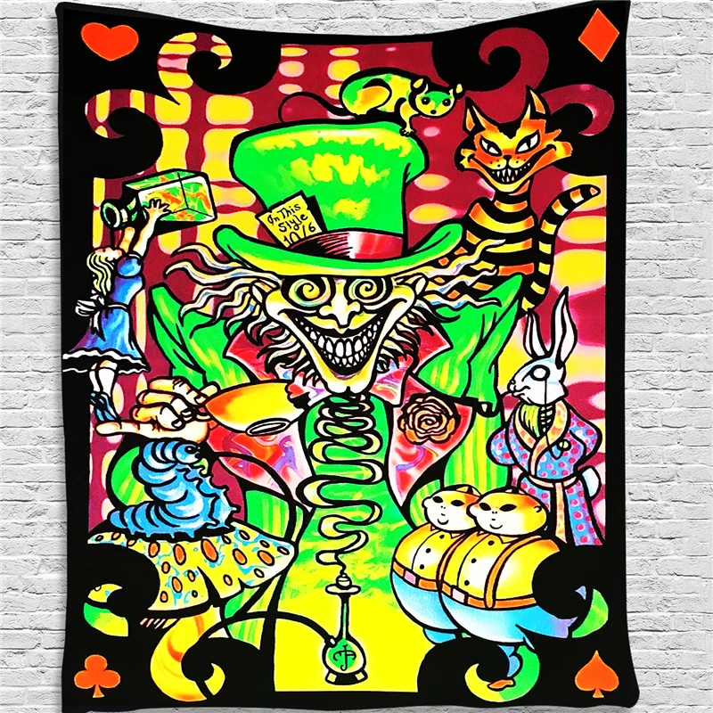 Креативный причудливый настенный гобелен в скандинавском стиле с причудливым