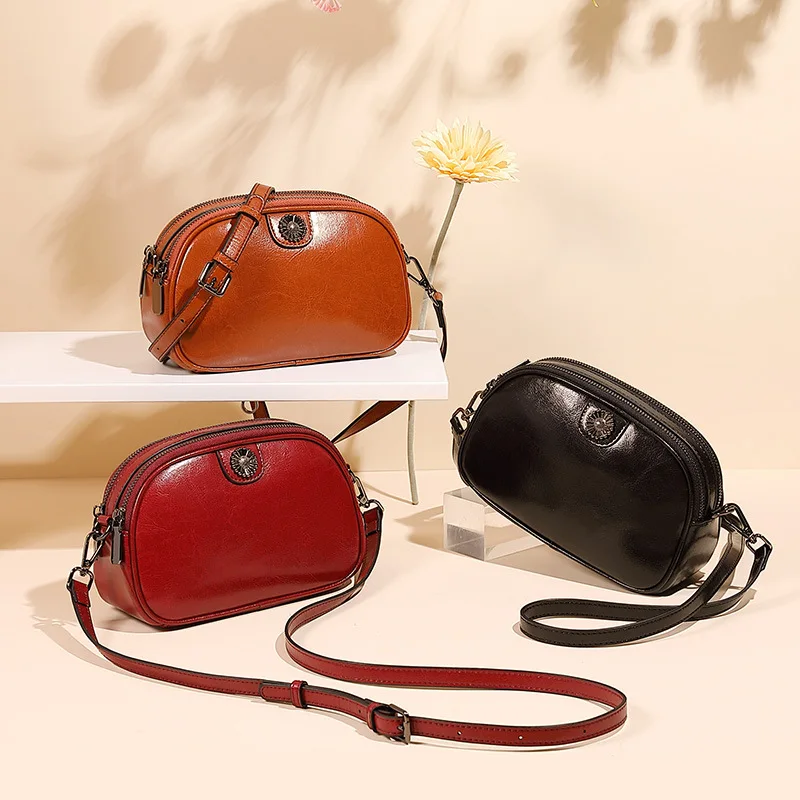 

Bag Women'S Bag 2021 New Summer Fashion Yang Qi Shoulder Crossbody Bag Small Package Hundred Ins Tide Leather Female Bag