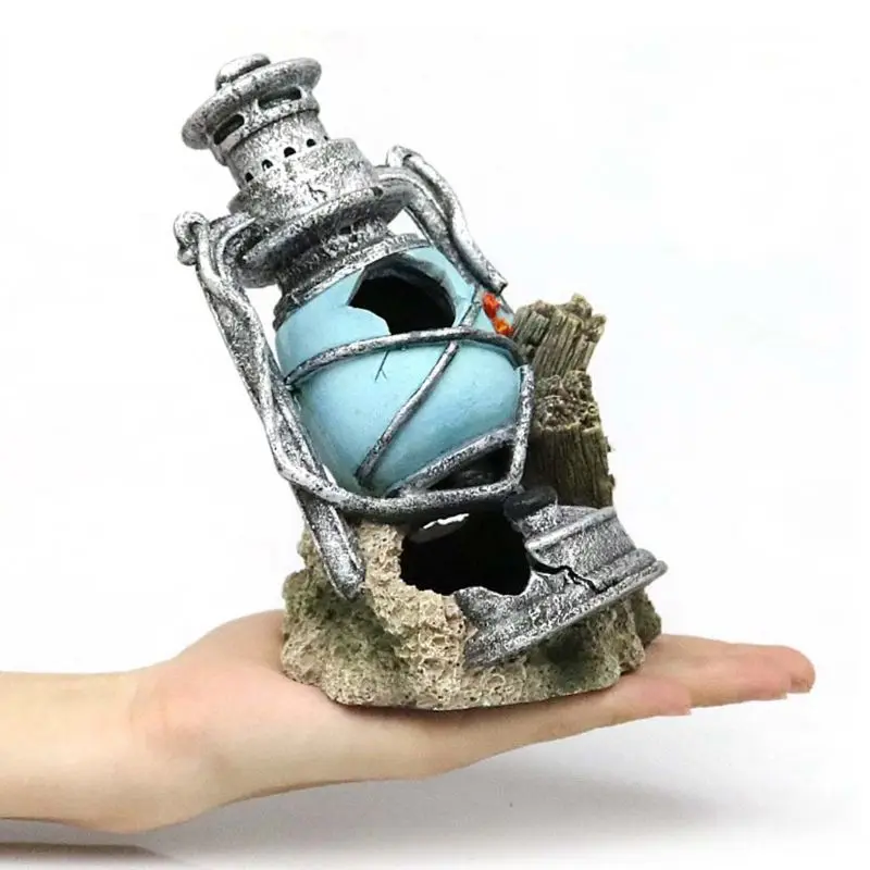 Винтажная керосиновая лампа аквариум ландшафтное украшение для разведения