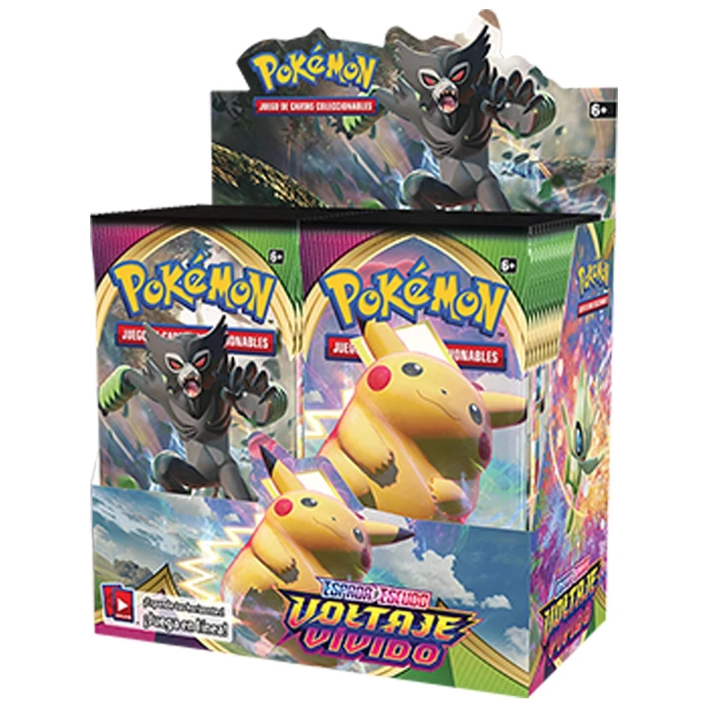 

360 шт. карты Pokemon, испанская торговая карточка, усилитель игры, яркий, напряжение, меч, щит, коллекция Espada, эскуд для детей, Подарочная игрушка
