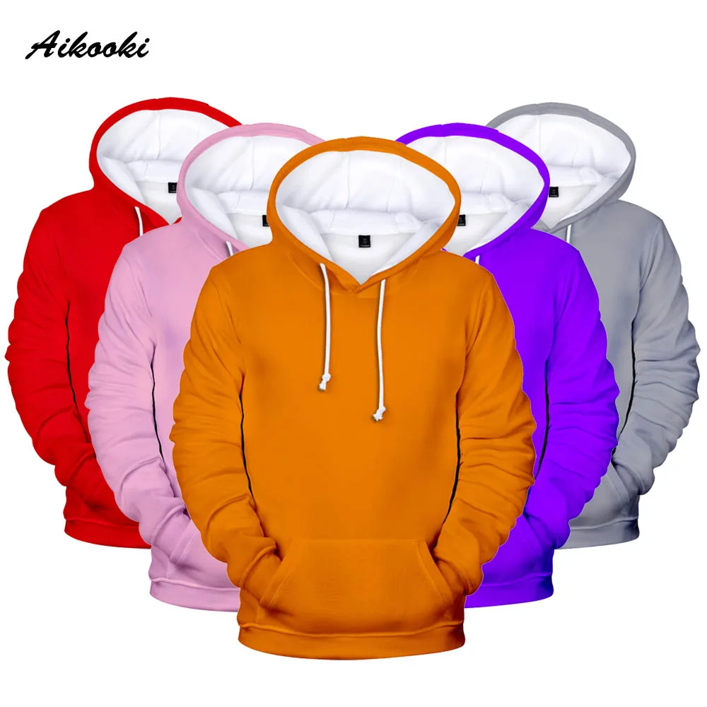 

2020 Wholesale Solid Color Hoodie Adult and Child Size High Quality Hoodies Men/women Harajuku Winter Kids Hoodies 3D Clothing