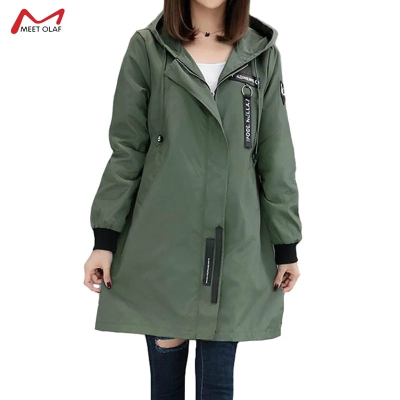 Новинка 2019 весна осень средней длины бейсбольная куртка Женская мода Свободное