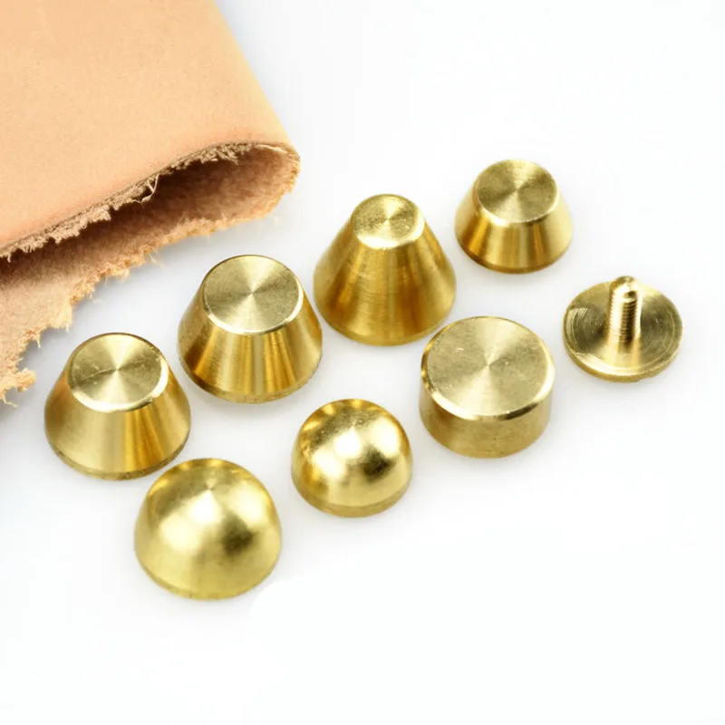Твердая латунная круглая головка винтовые заклепки металлические гвозди
