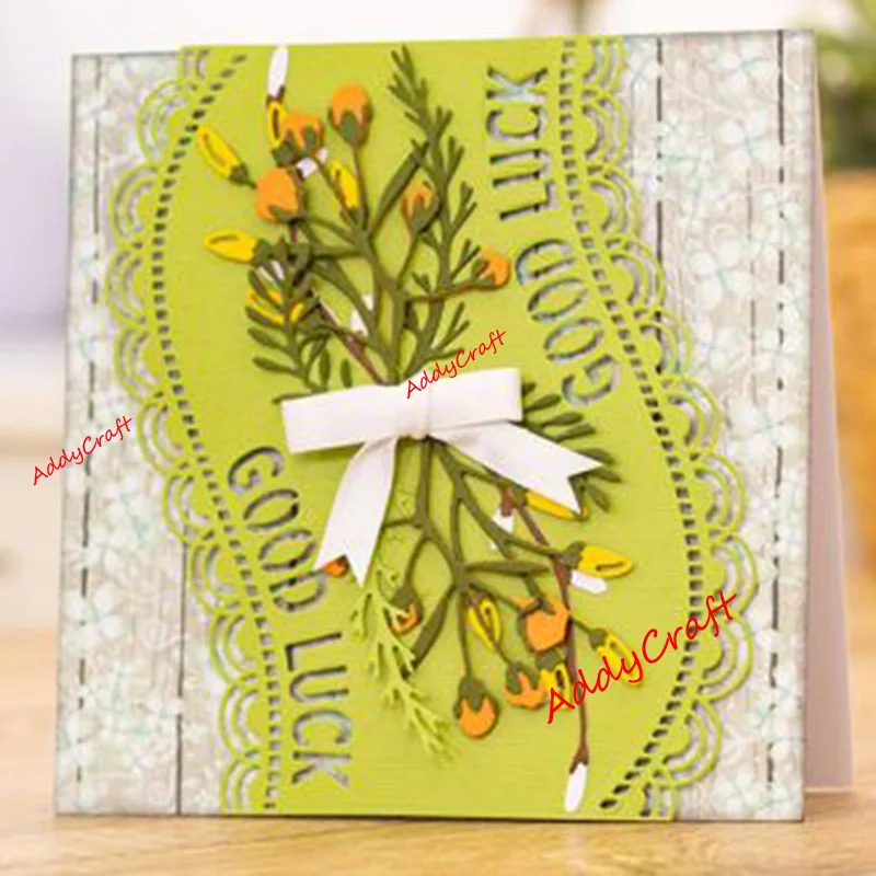 Металлические штампы для резки удачи кружевная форма скрапбукинга бумаги