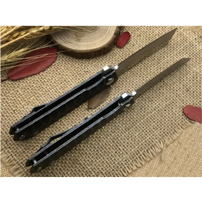 Тактический складной нож BS карманный клинок из стали с лезвием D2 для кемпинга и