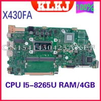 dinzi x430fafn motherboard cpu i5 8265u 4gbram for asus x430fa x430f a430f s14 s4300f s4300fn mainboard 100 working well