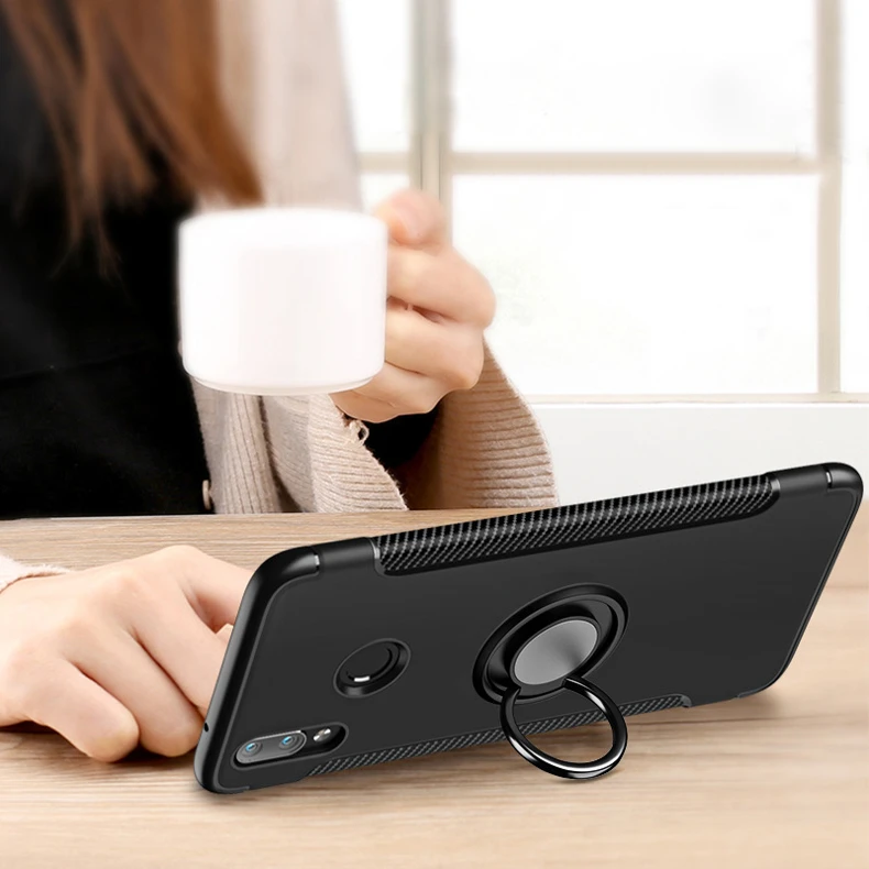 Роскошный защитный чехол для Huawei P20 Lite Pro Mate 20 10 Nova 3 3i P20Lite P20Pro + с магнитным кольцом