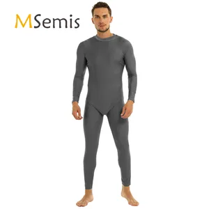 Мужской облегающий гимнастический костюм s, облегающий гимнастический костюм с длинными рукавами и ложным воротником, для взрослых