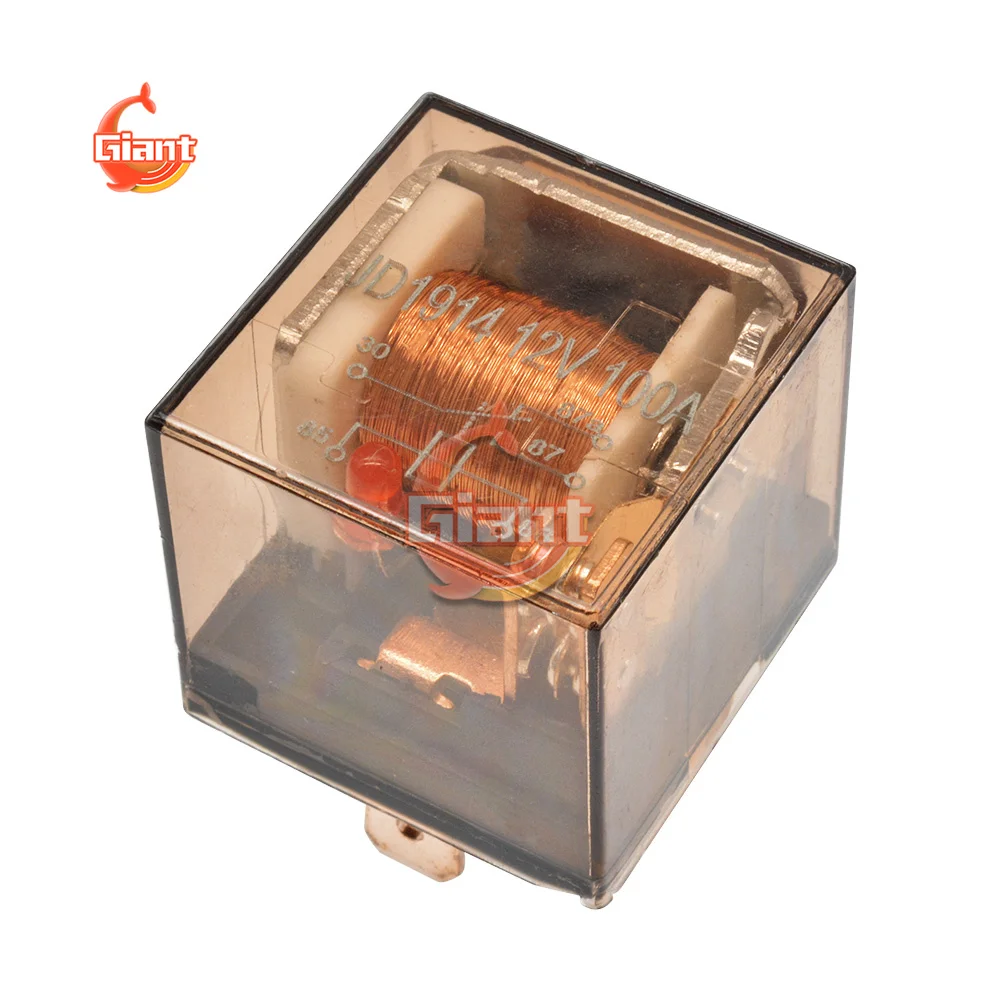 High Quality LED Light And Ceramic Socket Waterproof Car Relay 12V 100A 5PIN SPDT Control Device | Обустройство дома