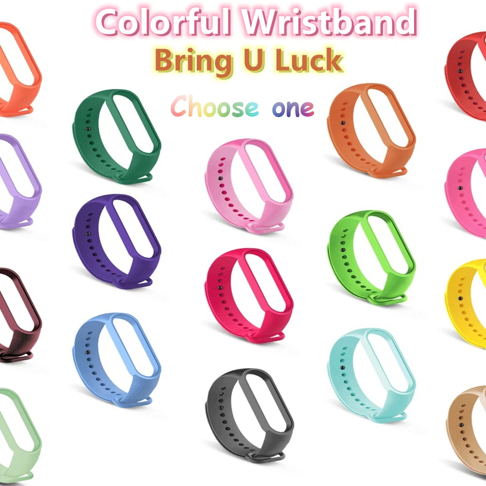 

Extremely Soft Silicone Straps for Xiaomi Mi Band 6 5 Wristband Bracelet Replacement MiBand 4 3 Wrist Pure Color Strap WatchBand