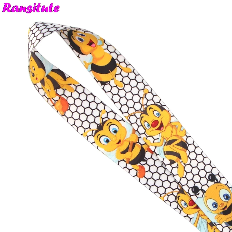 Ransitute пчелиный ремешок подходит для ключа ID карты мобильного телефона ремень DIY