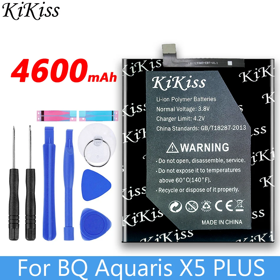 Оригинальный аккумулятор KiKiss для смартфона BQ Aquaris X5 Plus X5Plus (1ICP5/61/73) батареи