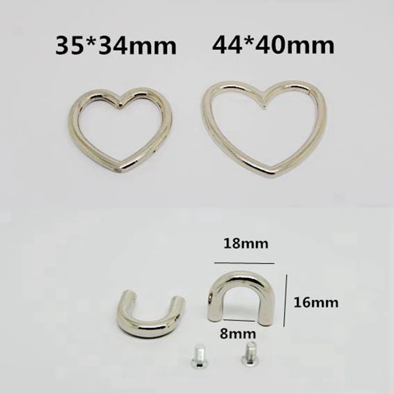 Подкова u образное кольцо в форме сердца для бедер петли сумка шляпа джинсы обувь