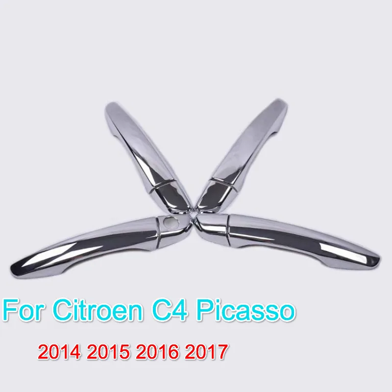 FUNDUOO для Citroen C4 Picasso Grand 2014 2015 2016 2017 новая хромированная накладка на дверную ручку