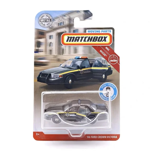 Модель автомобиля 2019 Matchbox 06 FORD CROWN VICTORIA TESLA модель X открывающаяся под давлением