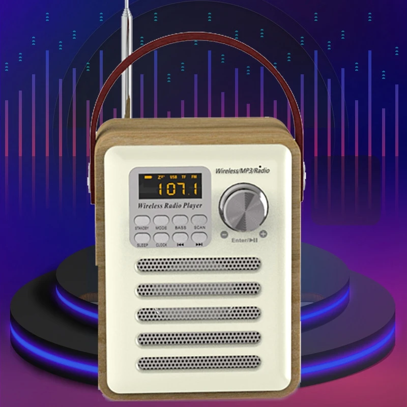 Универсальный тюнер цифровой радиоприемник Bluetooth 5 0 fm вещания Aux in MP3 плеер