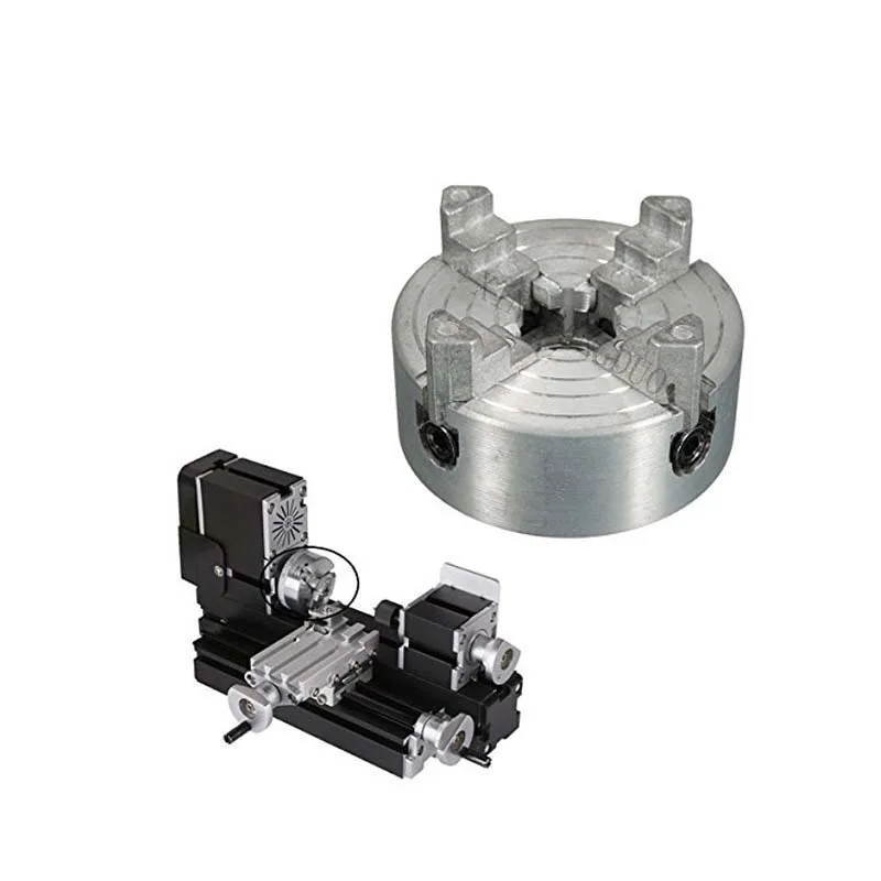 Четырехкулачковый патрон Z011A для металлического мини токарного станка m12x1mmthread 1 8