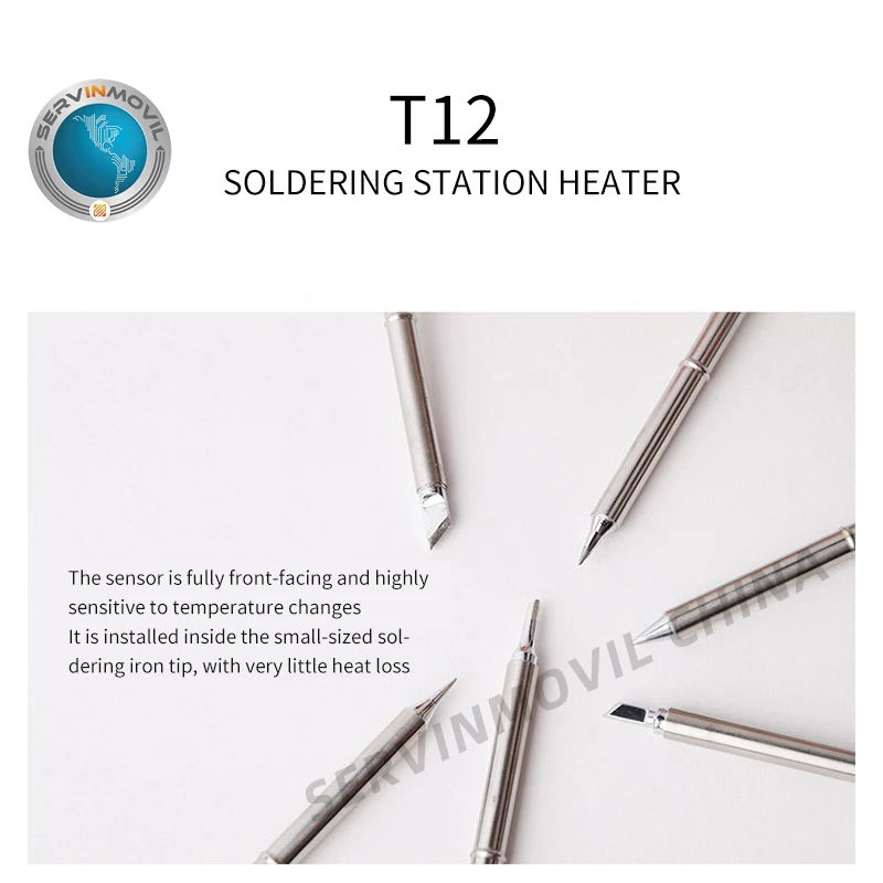 

T12 Soldering Iron Tip For HAKKO T12 Handle FX951 FX951 Solder Station Rapaid Heating Tip T12-K KF BL C1 BC2