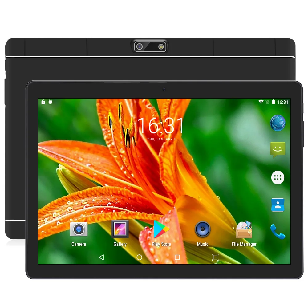 Планшет с 10 1 дюймовым дисплеем Android 7 0 4G/3G Wi Fi Bluetooth 6 Гб/64 ГБ Восьмиядерный