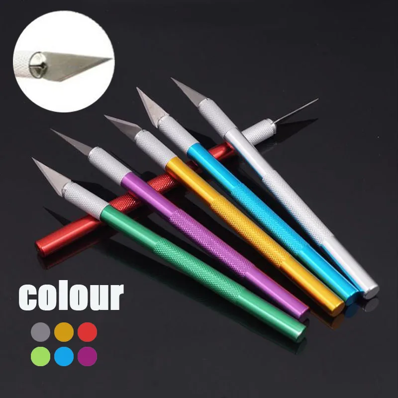 

1PC ремесло Ножи DIY резьба Ножи Долбление модель ремонт Скульптура инструмент (с 5 лезвия)