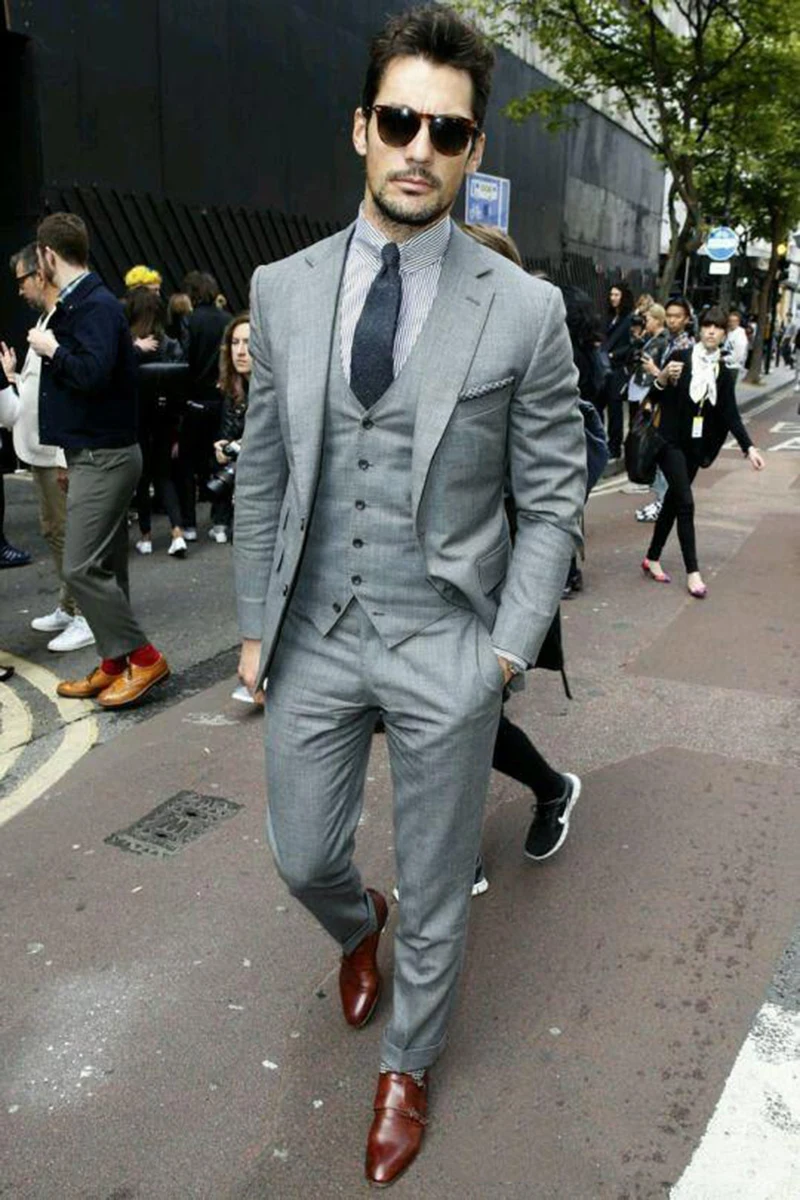 David Gandy Grey Suit